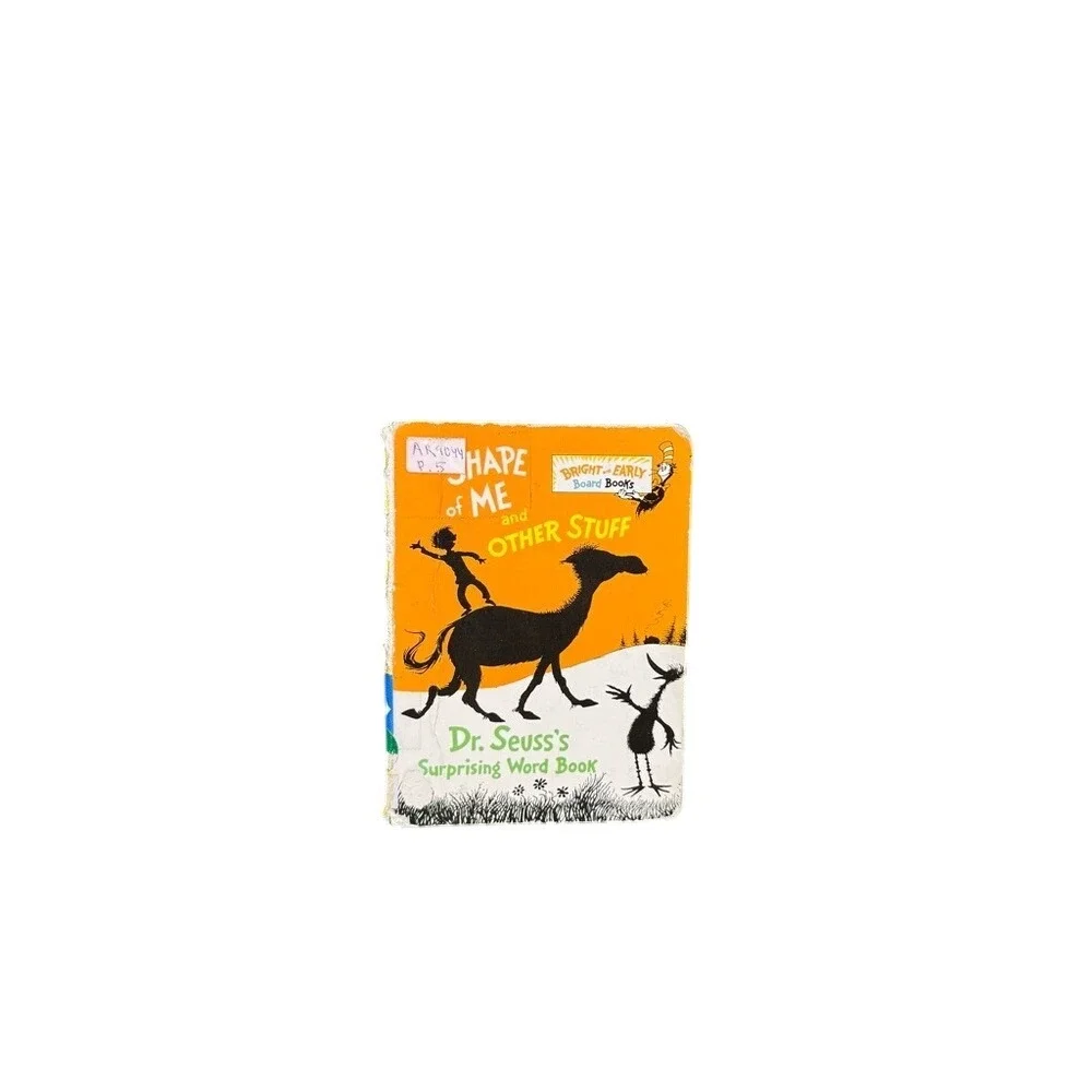 Dr. Seuss The Shape of Me and Other Stuff Board Book Surprising Word Book Orange